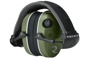 Image of Radians NRR 24 R3400 Quad Mic, Green/Gray, Universal Adult, R3400EQCS