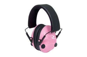 Image of Radians Pro-Amp Electronic Hearing Proection Pink Earmuffs PAP600CS