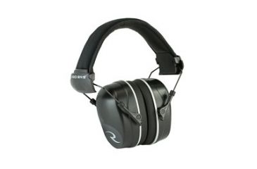 Image of Radians R2500 Folding Slim Cup NRR 34 Passive Ear Muff w/ Free Plugs, Black R2500CS