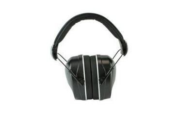 Image of Radians R2500 Folding Slim Cup NRR 34 Passive Ear Muff w/ Free Plugs, Black R2500CS