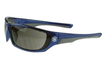 Image of Radians S&amp;w Performance Shooting Glasses Blue Frame Smoke Lens