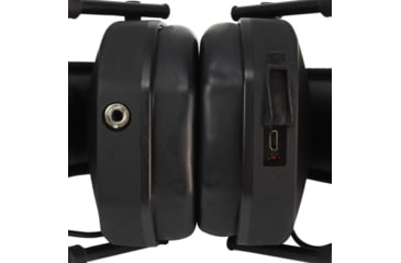 Image of Radians VX0110CS Vertex Electronic Muff 85 DB Over The Head Black Ear Cups With