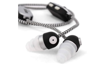Image of Radians VXBTAC10 Vertex Electronic Ear Buds 85 DB In The Ear Black/Gray VX-BTAC10