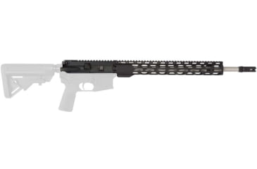 Image of Radical Firearms Complete Upper Assembly 20 inch 6.5 Grendel SS Match, Medium Contour, 15 inch RPR, Pepper Pot Brake, w/BCG and CH, Black, CFU20-6.5-SS-MED-15RPR