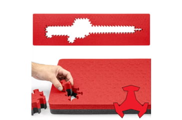 Image of RAGAR RAGAR 50.5 in x 13.5 in Foam Insert For Hard Rifle Cases