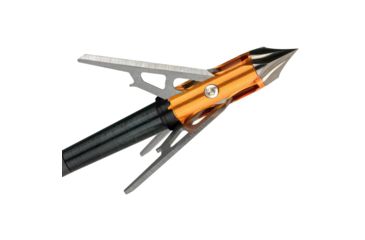 Image of Rage Chisel Tip X Crossbow Broadhead 3 Blade 100 grain, Orange, Pack of 3, 60200