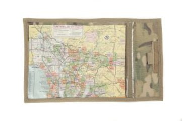 Image of Raine Tactical Gear Individual Map Case, Multicam, 7in x 9in Map Viewing Area, 029SMC