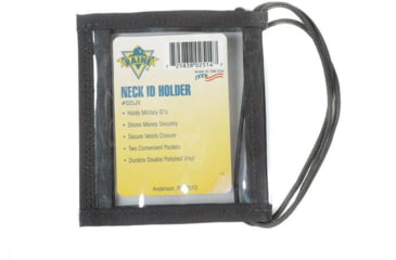 Image of Raine Tactical Gear Military ID Holder, Neck Version, Black, 025JN