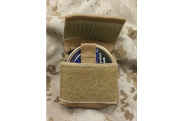 Image of Raine Tactical Gear MOLLE Tobacco Dip Pouch, Coyote Brown, 008DPCY