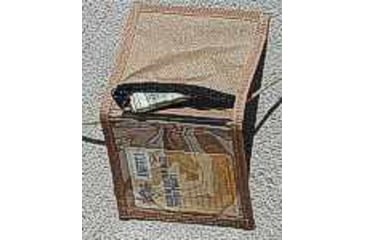 Image of Raine Tactical Gear Neck ID Holder w/ Zipper Pocket, Desert Tan, 025JNZT