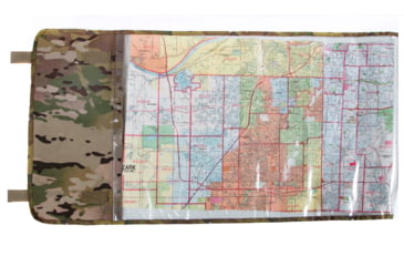 Image of Raine Tactical Gear Rolled Map Case, Multicam, 22in x 16in Map Viewing Area, 029RMC