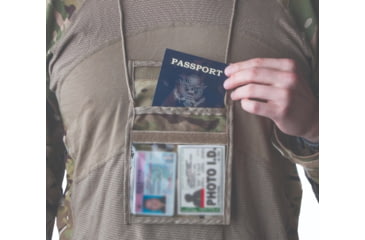 Image of Raine Tactical Gear Vertical Neck ID Holder, Multicam, 025JNVMC