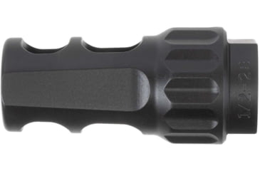 Image of Rainier Arms .223/5.56 Muzzle Brake, 1/2x28, Black Nitride, Small, RA013-BLK