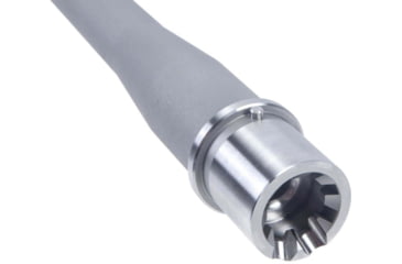 Image of Rainier Arms Match .223 Wylde Lightweight Barrel, 16in, 1-8 Twist, 1/2x28, Silver, Medium, RAB-M-223-LW-16-M-NF-SAT