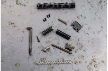 Image of Rainier Arms Slide Parts Kit for Glock 17 Gen 3, Black, Small, RA-GLK-UPK-G3-17