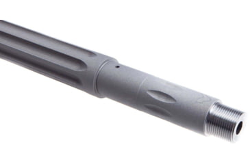 Image of Rainier Arms Ultramatch MOD2 6.5 Grendel Barrel, 12.5in Satin, 1-8 Twist, 5/8x24, Silver, Small, RAB-UM2-65G-125-M-FF-SAT