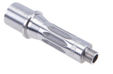 Image of Rainier Arms UltraMatch MOD2 9mm Barrel, 4in Polished, 1-10 Twist, 1/2x28, Silver, Small, RAB-UM2-9MM-4-FF-POL