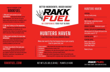 Image of RaKK Fuel Hunters Haven 1/4 Acre, Large, 7522