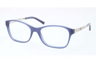 Image of Ralph Lauren DECO EVOLUTION RL6109 Single Vision Prescription Eyeglasses 5160-54 - Navy Transparent Frame