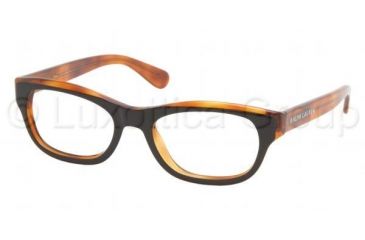 Image of Ralph Lauren RL6035 Bifocal Eyeglasses - Top Brown/Havana Frame / 49 mm Prescription Lenses, 5030-4918