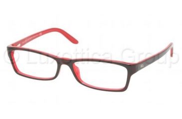 Image of Ralph Lauren RL6049 Bifocal Eyeglasses Top Havana/Red Frame / 51 mm Prescription Lenses, 5255-5115