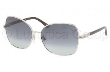 Image of Ralph Lauren RL 7028 Sunglasses, Silver Frame / Gray Gradient Lenses, 90018G 5814