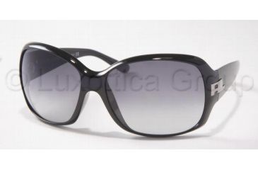 Image of Ralph Lauren RL 8001 Sunglasses Styles, Black Frame / Gray Gradient Lenses, 50018G-6115