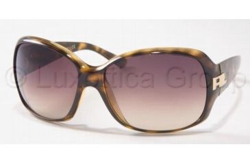 Image of Ralph Lauren RL 8001 Sunglasses Styles, Dark Havana Frame / Brown Gradient Lenses, 505713-6115