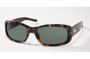 Image of Ralph Lauren RL 8015 Sunglasses Styles, Top Tortoise On Black Frame / Gray Green Lenses, 501071-5517