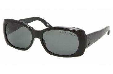 Image of Ralph Lauren RL 8055 Sunglasses Styles - Black Gray Frame, 500187-5515