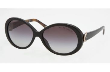 Image of Ralph Lauren RL8062 Bifocal Sunglasses - Black Frame / 57 mm Prescription Lenses, 500111-5715