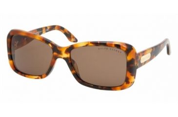 Image of Ralph Lauren RL8066 Bifocal Sunglasses - Yellow Havana Brown Frame / 55 mm Prescription Lenses, 503173-5516