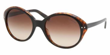 Image of Ralph Lauren RL 8069 Sunglasses Styles - Top Black-Havana Brown Gradient Frame, 526013-5620