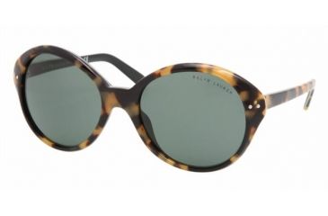 Image of Ralph Lauren RL 8069 Sunglasses Styles - Top Havana-Beige-Black Green Frame, 529971-5620