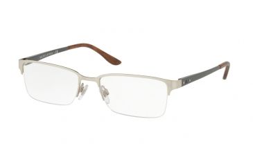 Image of Ralph Lauren RL5089 Bifocal Prescription Eyeglasses 9030-54 - Brushed Matte Silver Frame