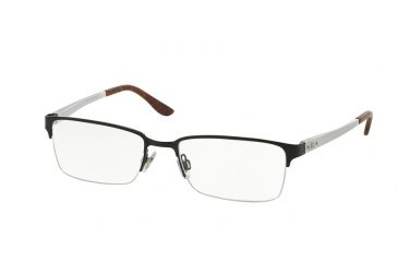 Image of Ralph Lauren RL5089 Bifocal Prescription Eyeglasses 9281-54 - Semi Shiny Black Frame
