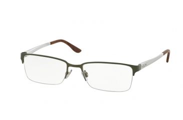 Image of Ralph Lauren RL5089 Bifocal Prescription Eyeglasses 9283-54 - Semi Shiny Olive Frame
