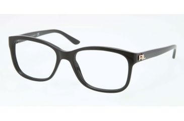 Image of Ralph Lauren RL6102 Eyeglass Frames 5001-51 - Black Frame, Demo Lens Lenses