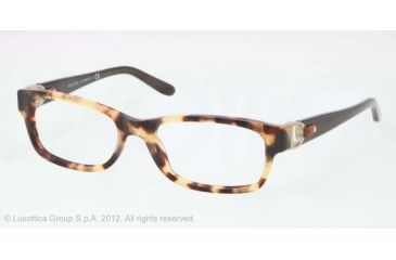Image of Ralph Lauren RL6106Q Bifocal Prescription Eyeglasses 5004-51 - Havana Spotty Frame, Demo Lens Lenses