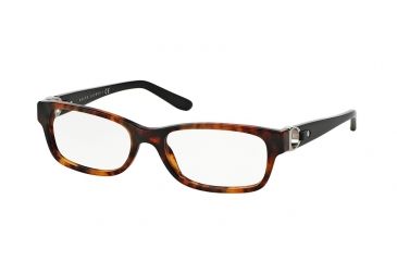 Image of Ralph Lauren RL6106Q Bifocal Prescription Eyeglasses 5017-53 - Havana Jl Frame, Demo Lens Lenses