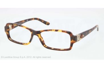 Image of Ralph Lauren RL6107Q Eyeglass Frames 5134-53 - Antique Tortoise Frame, Demo Lens Lenses