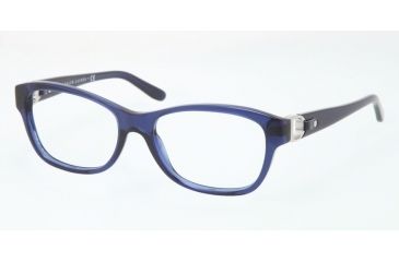 Image of Ralph Lauren RL6113Q Eyeglass Frames 5033-52 - Dark Blue Transparent Frame