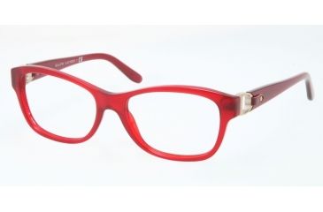 Image of Ralph Lauren RL6113Q Eyeglass Frames 5458-52 - Opal Red Frame