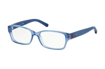 Image of Ralph Lauren RL6117 Eyeglass Frames 5479-51 - Opalin Denim Blue Frame