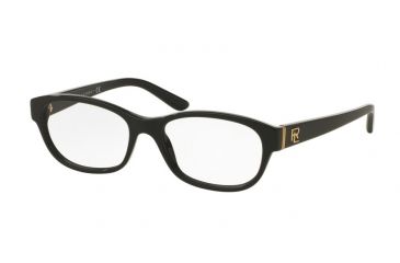 Image of Ralph Lauren RL6148 Single Vision Prescription Eyeglasses 5001-51 - Black Frame