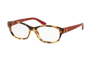 Image of Ralph Lauren RL6148 Single Vision Prescription Eyeglasses 5004-51 - Shiny Spotty Tortoise Frame