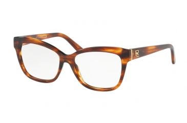 Image of Ralph Lauren RL6164 Eyeglass Frames 5007-51 - Striped Havana Frame