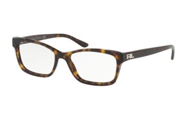 Image of Ralph Lauren RL6169 Eyeglass Frames 5656-51 - Top Trasparent/dark Havana Frame