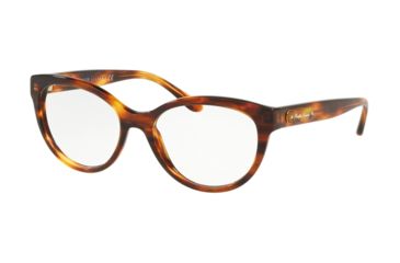 Image of Ralph Lauren RL6177 Eyeglass Frames 5007-52 - Striped Havana Frame