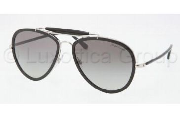 Image of Ralph Lauren RL7038W Progressive Prescription Sunglasses RL7038W-91783C-5718 - Lens Diameter 57 mm, Frame Color Silver / Black